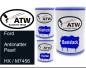 Preview: Ford, Antimatter Pearl, HX / M7456: 500ml Lackdose + 500ml Klarlack + 250ml Härter - Set, von ATW Autoteile West.